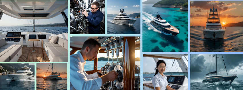 Yacht collage